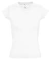 11388 Moon SOL'S Ladies Moon V Neck T-Shirt White colour image